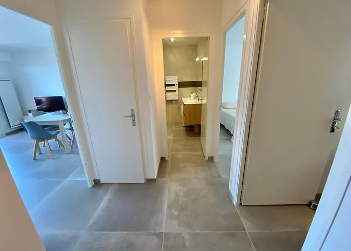 公寓 T2 Bis Moderne, Lumineux, Parking Privatif, - Fr-1-555-69 艾克斯莱班